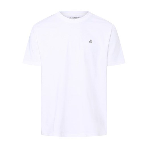 Marc O'Polo T-shirt męski Mężczyźni Bawełna biały nadruk L vangraaf