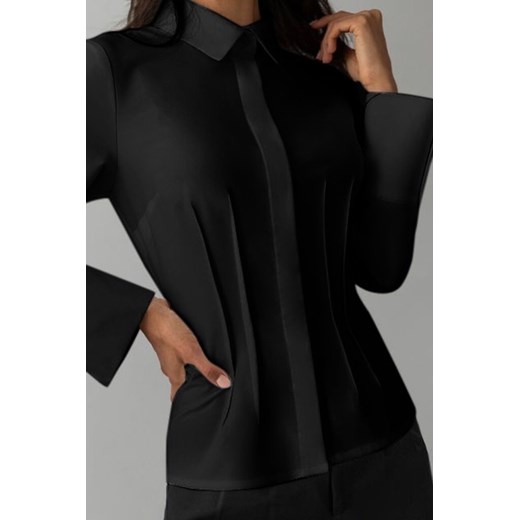 Koszula damska EVARELA BLACK ze sklepu Ivet Shop w kategorii Koszule damskie - zdjęcie 154426927