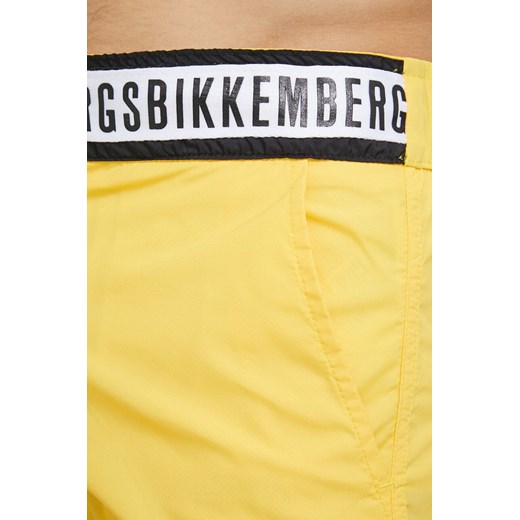 Bikkembergs szorty kąpielowe kolor żółty XXL ANSWEAR.com
