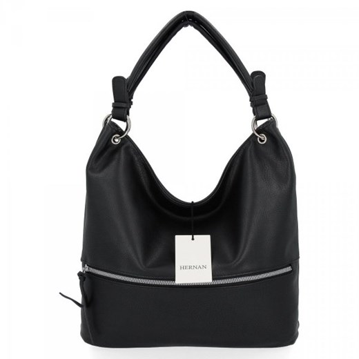 Uniwersalna Torebka Damska XL firmy Hernan HB0383 Czarna (kolory) Hernan PaniTorbalska