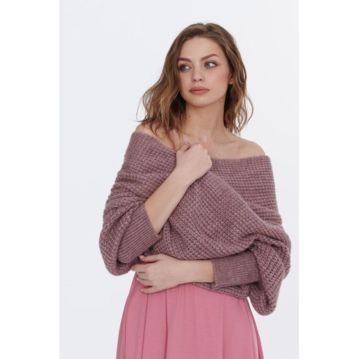 Narzutka swetrowa multiway Icy Raspberry Naoko-store.pl ONESIZE NAOKO
