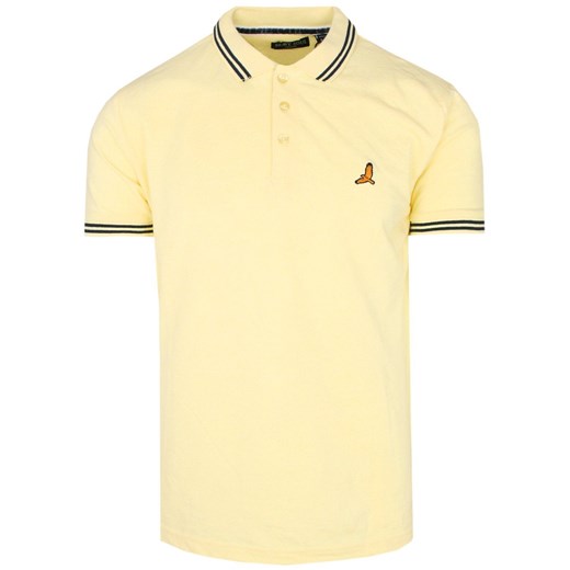 Koszulka Polo - Kanarkowy Żółty - Brave Soul TSBRSSS23KANOHcitrus ze sklepu JegoSzafa.pl w kategorii T-shirty męskie - zdjęcie 154449117