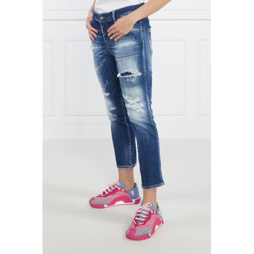 Dsquared2 Jeansy Cool Girl Crop Jeans | Regular Fit Dsquared2 40 Gomez Fashion Store
