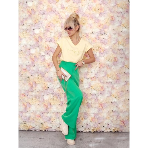 T-shirt Things Żółty Lisa Mayo S Lisa Mayo