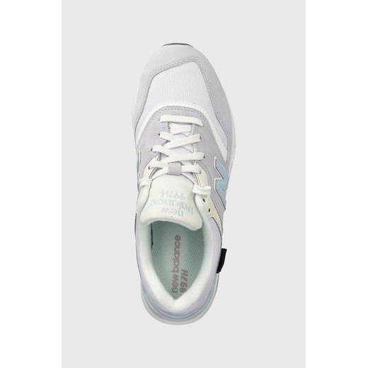 Buty sportowe damskie New Balance w stylu casual płaskie sznurowane