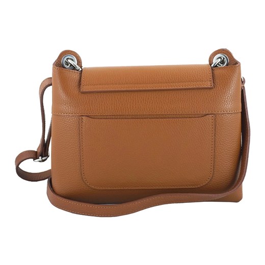 Torebka damska skórzana crossbody Różowa pudrowa Barberini`s uniwersalny butyolivier