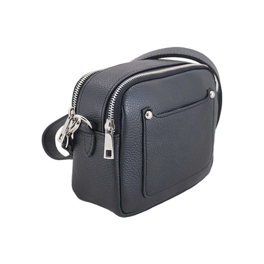 Listonoszka damska na szerokim pasku Czarna Barberini`s uniwersalny butyolivier