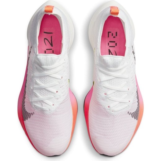 Buty sportowe damskie białe Nike zoom wiązane na płaskiej podeszwie 