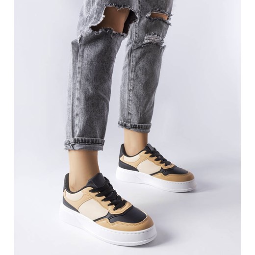 Buty sportowe damskie Bm sznurowane na wiosnę