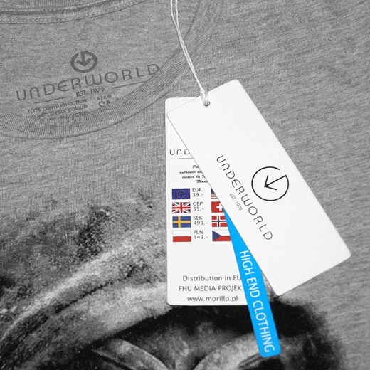 T-shirt damski UNDERWORLD Logo szary Underworld M morillo