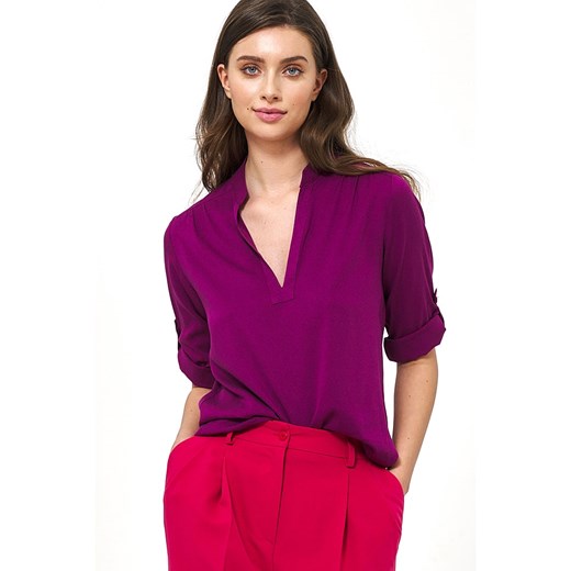 Bluzka w kolorze fioletowym Nife 40 promocja Limango Polska