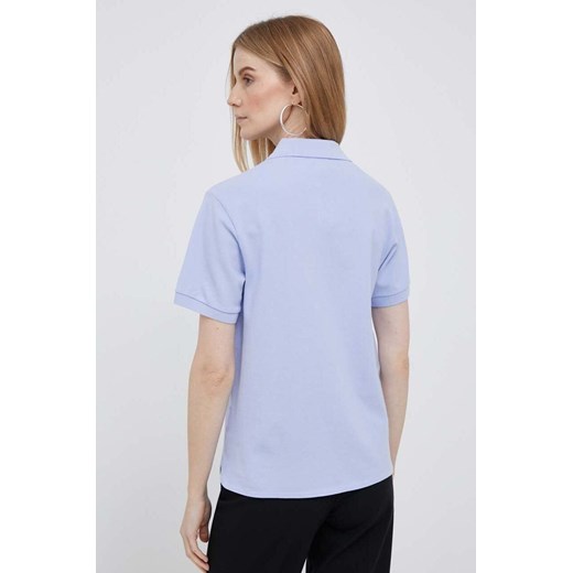 United Colors of Benetton polo damski kolor fioletowy United Colors Of Benetton M ANSWEAR.com