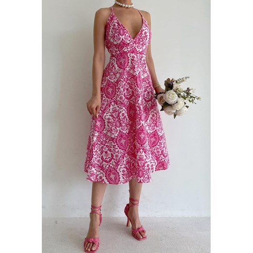 Sukienka MALFIRDA PINK M Ivet Shop wyprzedaż