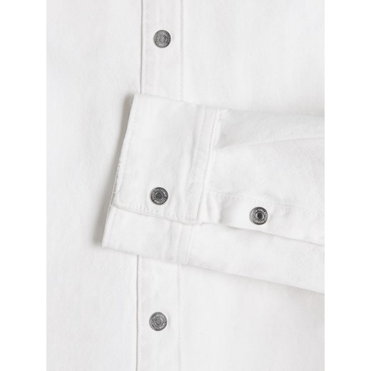 Reserved - Denimowa koszula - Biały Reserved L Reserved