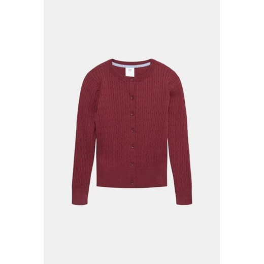GAP Kardigan - Bordowy - Dziewczynka - 116-122 CM(122CM) Gap 116-122 CM(122CM) wyprzedaż Halfprice