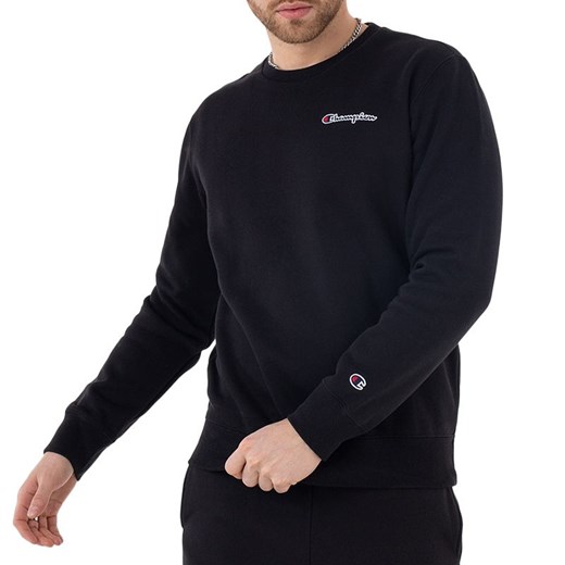 Bluza Champion Crewneck Sweatshirt 217863-KK001 - czarna ze sklepu streetstyle24.pl w kategorii Bluzy męskie - zdjęcie 154534029