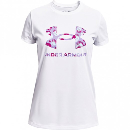 Dziewczęca koszulka treningowa UNDER ARMOUR Tech Big Logo Print Fill SS Under Armour S wyprzedaż Sportstylestory.com