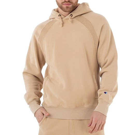 Bluza Champion Waffle Insert Reverse Weave Hoodie 218643-MS039 - beżowa ze sklepu streetstyle24.pl w kategorii Bluzy męskie - zdjęcie 154553717