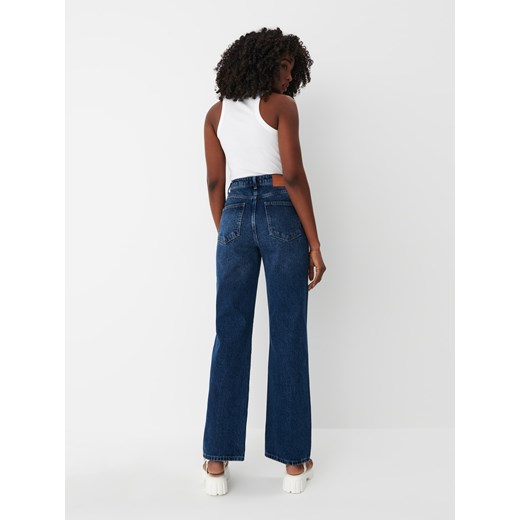 Mohito - Jeansy wide leg - Niebieski Mohito 34 Mohito