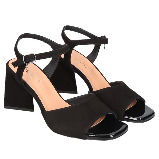 Czarne sandały Jennifer, Visconi, VS0004-01, Konopka Shoes Visconi 41 Konopka Shoes