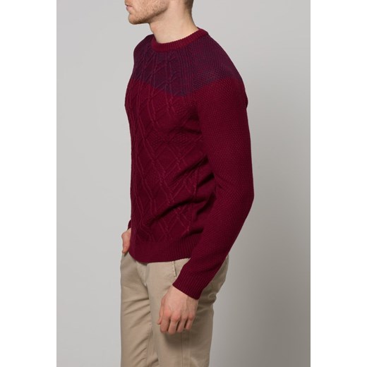 Burton Menswear London Sweter red zalando czerwony Odzież