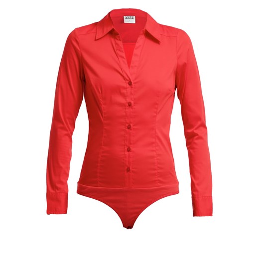 Vero Moda COUSIN Koszula high risk red zalando pomaranczowy abstrakcyjne wzory