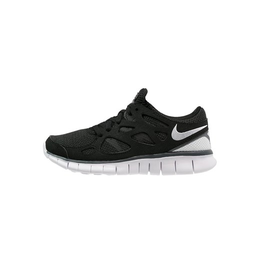 Nike Sportswear FREE RUN+ 2 Tenisówki i Trampki black/white/dark grey zalando czarny materiałowe