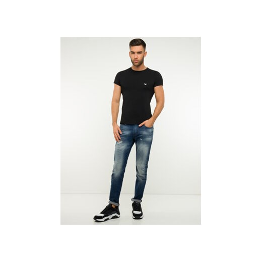 Emporio Armani Underwear T-Shirt 111035 CC729 00020 Czarny Regular Fit XL wyprzedaż MODIVO