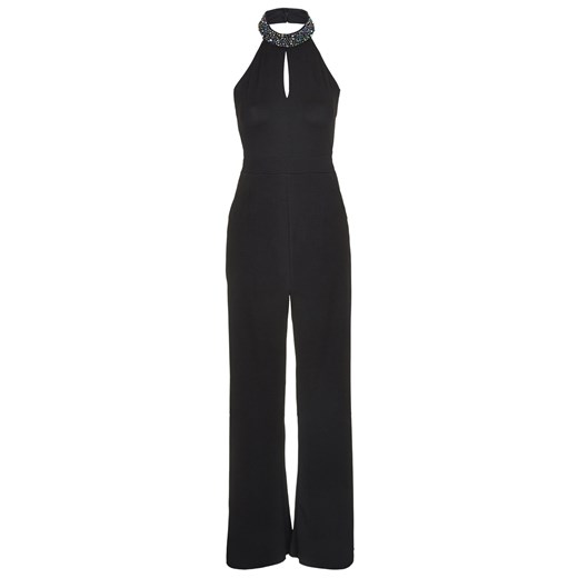 **Embellished Collar Jumpsuit by Oh My Love topshop czarny 
