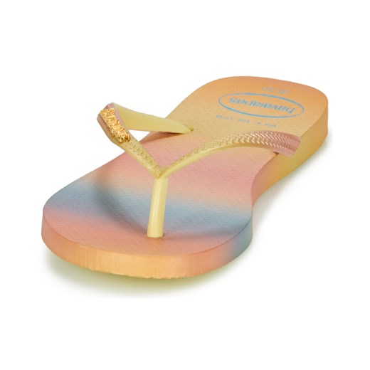 Japonki Havaianas SLIM GRADIENT SUNSET Havaianas 35 / 36 wyprzedaż Spartoo