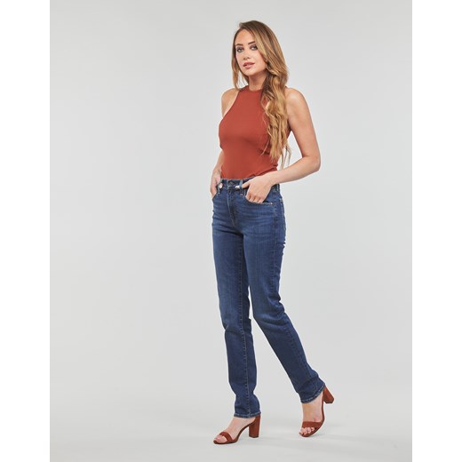 Jeansy straight leg Levis 724 HIGH RISE STRAIGHT US 30 / 30 Spartoo