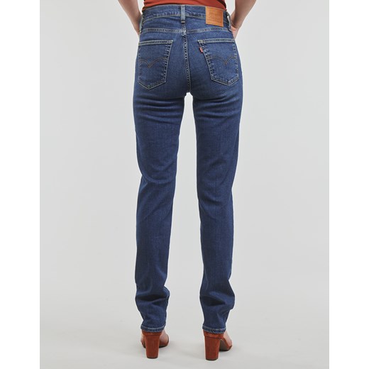 Jeansy straight leg Levis 724 HIGH RISE STRAIGHT US 31 / 30 Spartoo