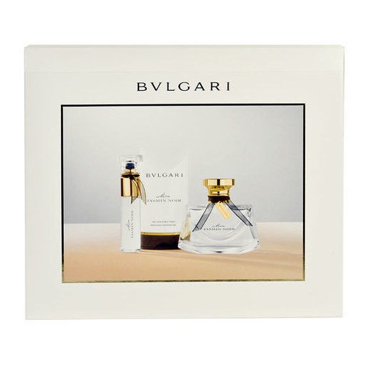 Bvlgari Mon Jasmin Noir W Zestaw perfum Edp 50ml + 75ml Żel pod prysznic + 10ml edp e-glamour zielony żelowy
