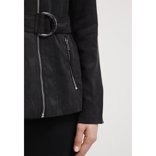 mint&berry Kurtka wiosenna Black zalando czarny płaszcz
