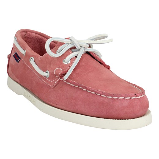 Buty żeglarskie Sebago  Docksides Portland Nubuck Homme Rose Sebago 42 Spartoo