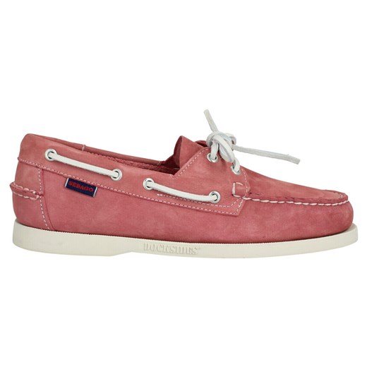 Buty żeglarskie Sebago  Docksides Portland Nubuck Homme Rose Sebago 41 1/2 Spartoo