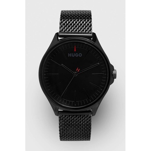 HUGO zegarek 1530204 męski kolor czarny ONE ANSWEAR.com