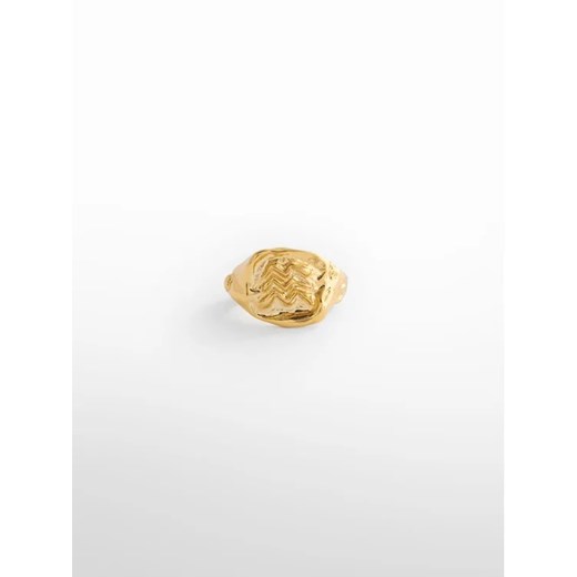 Mango Pierścionek Raizel 47045851 Złoty Mango L MODIVO