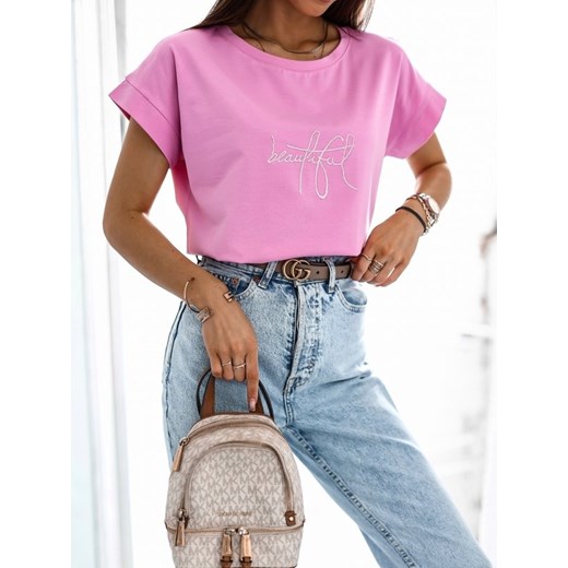 T-shirt Beautiful Wrzosowy Lisa Mayo S Lisa Mayo