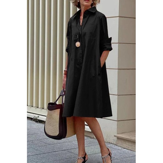 Sukienka BOTERDA BLACK ze sklepu Ivet Shop w kategorii Sukienki - zdjęcie 155794656