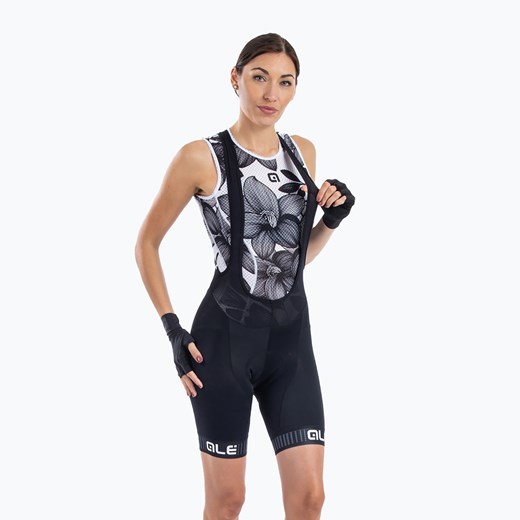 Spodenki rowerowe damskie Alé Pantalone C/B Traguardo bibshort czarno-białe Alé XL okazja sportano.pl