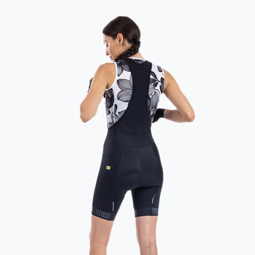 Spodenki rowerowe damskie Alé Pantalone C/B Traguardo bibshort czarno-białe Alé L okazja sportano.pl