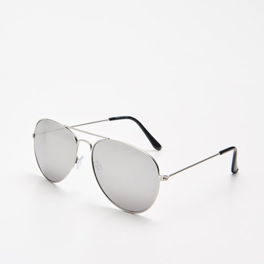 Cropp - Okulary awiatorki - Szary Cropp ONE SIZE promocja Cropp