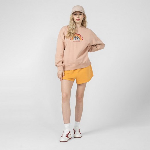 Outhorn bluza damska długa młodzieżowa z dzianiny z napisem 