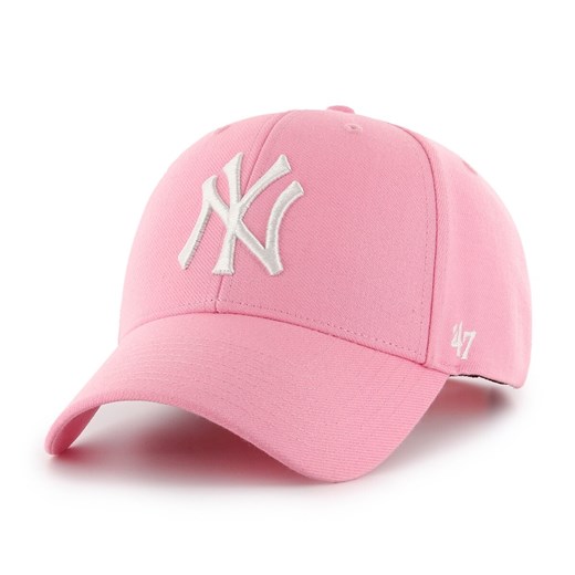 Damska czapka z daszkiem 47 Brand New York Yankees '47 Snapback - różowa ze sklepu Sportstylestory.com w kategorii Czapki z daszkiem damskie - zdjęcie 155836248