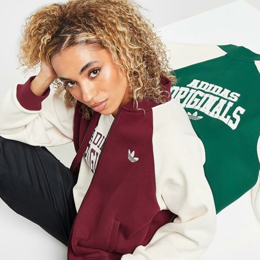 ADIDAS KURTKA V&#039;SITY JKT BURG/WHT JACKET L JD Sports 