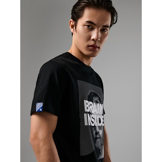 T-shirt męski Sinsay młodzieżowy z krótkim rękawem
