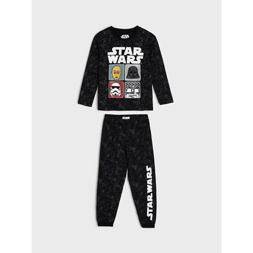Sinsay - Piżama Star Wars - Czarny Sinsay 140 Sinsay