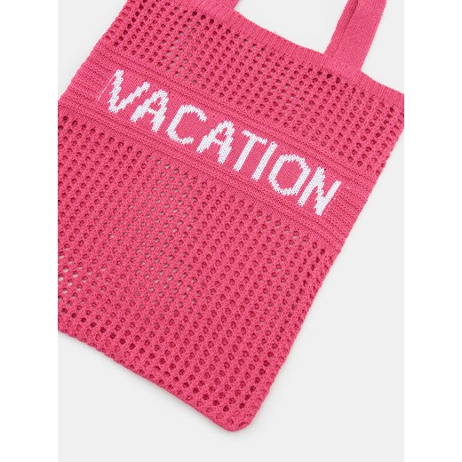 Sinsay - Torba materiałowa - Różowy Sinsay Jeden rozmiar Sinsay