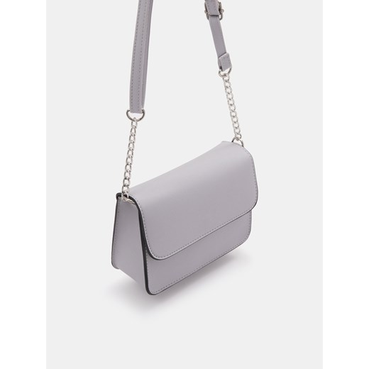 Listonoszka Sinsay ze skóry na ramię średnia matowa 